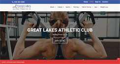 Desktop Screenshot of greatlakesathleticclub.com