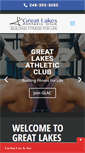 Mobile Screenshot of greatlakesathleticclub.com